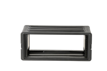 4U Shallow Roto Rack with Steel rails front back, 10.5 deep rail-to-rail