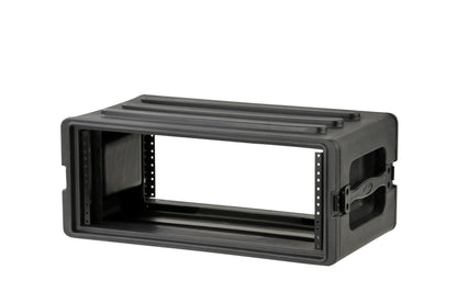 4U Shallow Roto Rack with Steel rails front back, 10.5 deep rail-to-rail