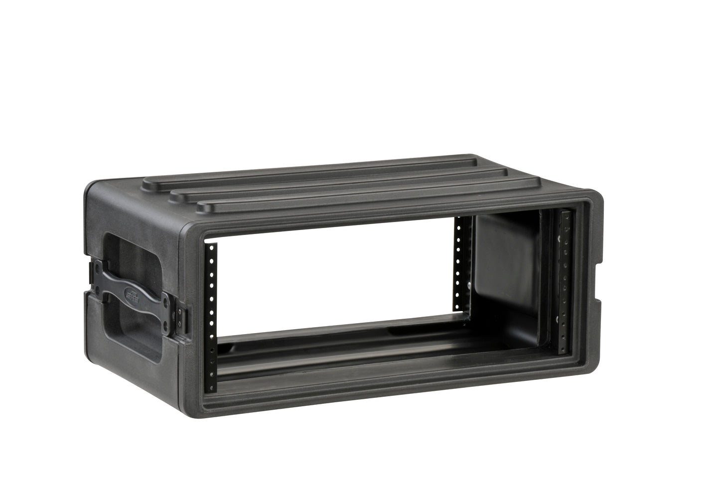 4U Shallow Roto Rack with Steel rails front back, 10.5 deep rail-to-rail