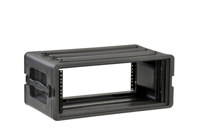 4U Shallow Roto Rack with Steel rails front back, 10.5 deep rail-to-rail
