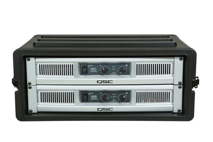 4U Shallow Roto Rack with Steel rails front back, 10.5 deep rail-to-rail