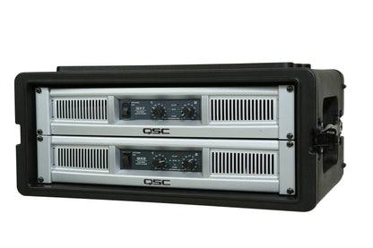 4U Shallow Roto Rack with Steel rails front back, 10.5 deep rail-to-rail
