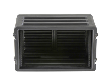 6U Shallow Roto Rack with Steel rails front back, 10.5 deep rail-to-rail