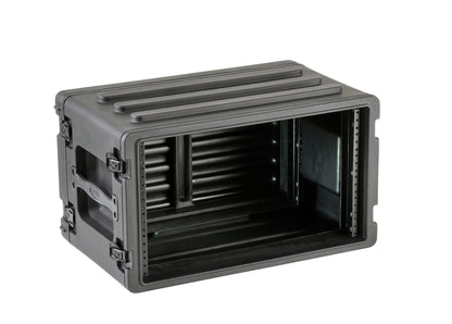 6U Shallow Roto Rack with Steel rails front back, 10.5 deep rail-to-rail