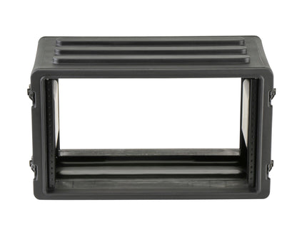 6U Shallow Roto Rack with Steel rails front back, 10.5 deep rail-to-rail