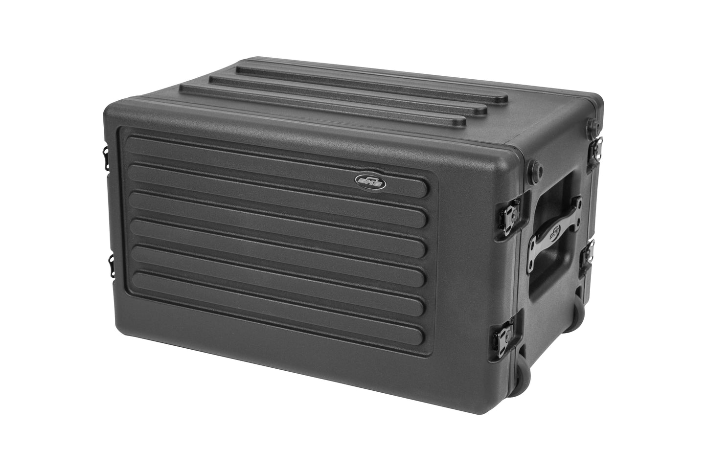 6U Shallow Roto Rack w wheels and handle