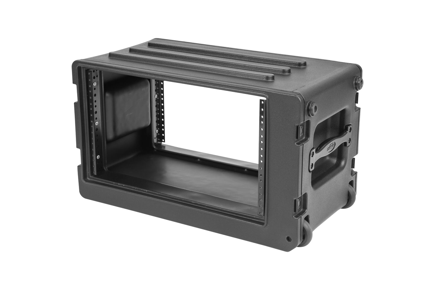 6U Shallow Roto Rack w wheels and handle