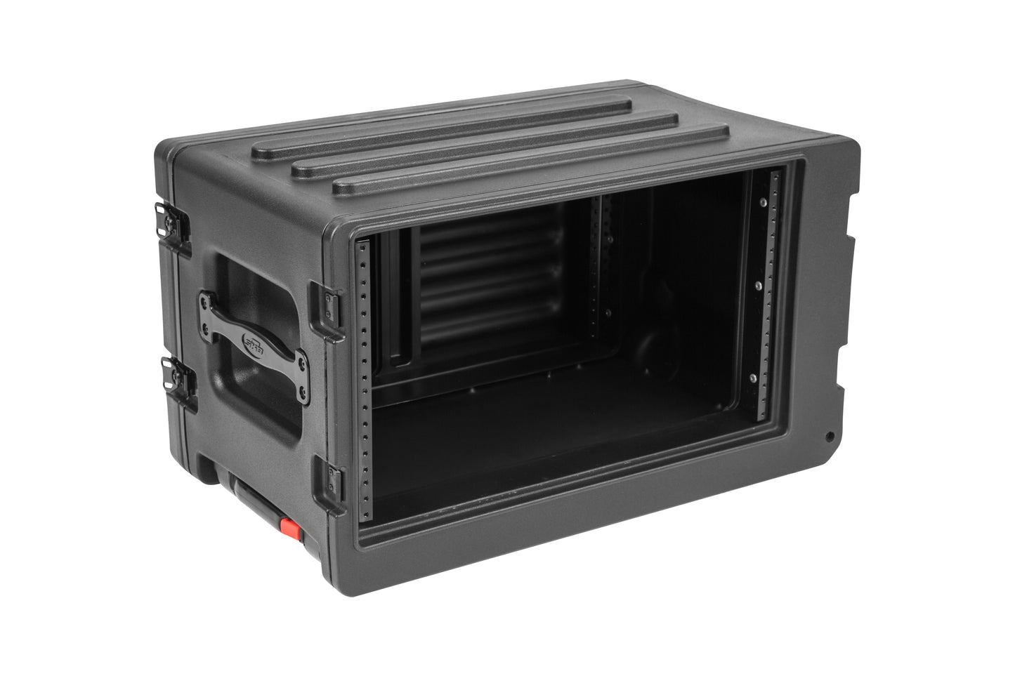 6U Shallow Roto Rack w wheels and handle