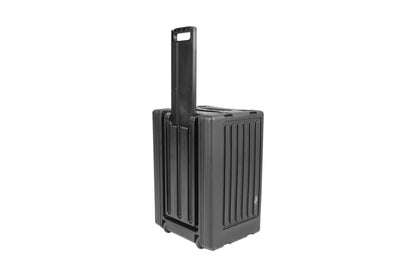 6U Shallow Roto Rack w wheels and handle