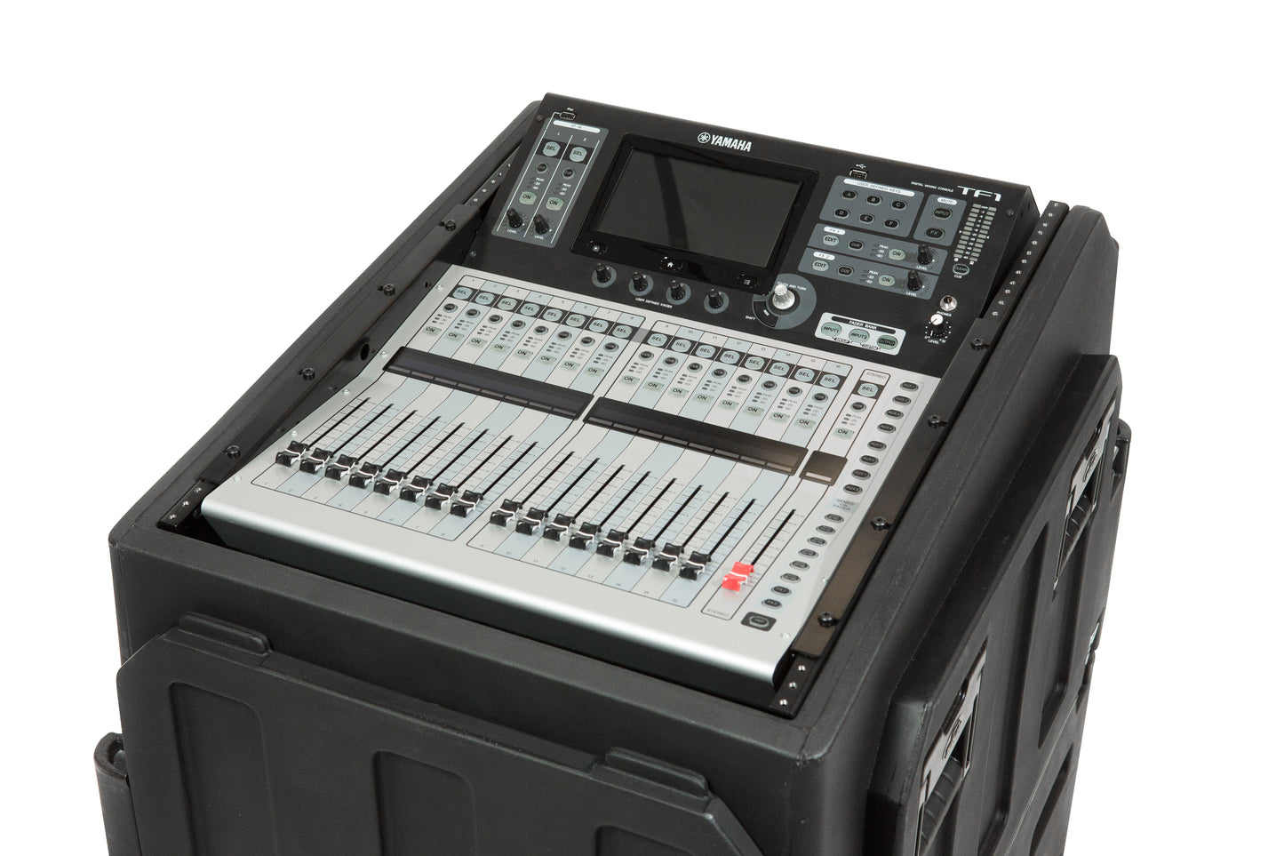 Mighty Gig Rig: 14U+ Top Rack, 6U Front Rack w rear rails, Built-in pedestal