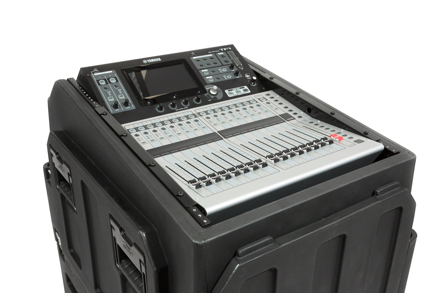 Mighty Gig Rig: 14U+ Top Rack, 6U Front Rack w rear rails, Built-in pedestal