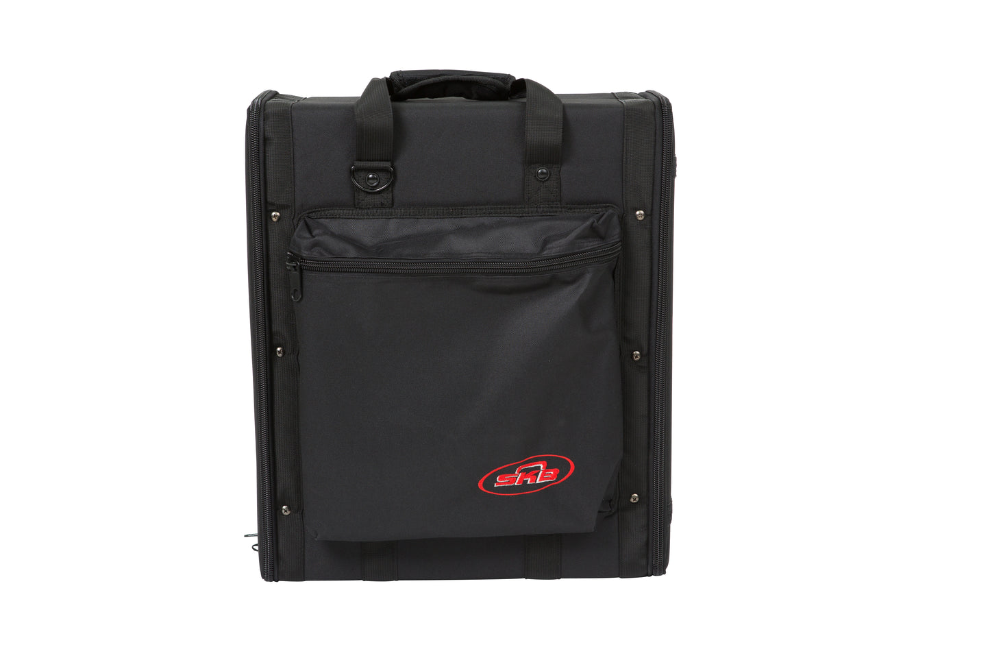 3U Soft Rack Case, Steel Rails, Heavy Duty zippers, outer pocket, Shoulder straps