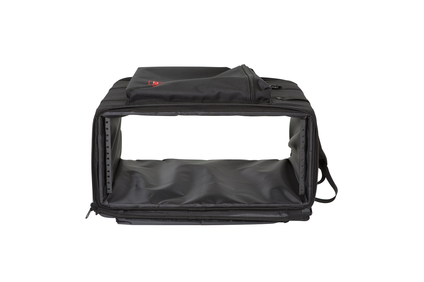 4U Soft Rack Case, Steel Rails, Heavy Duty zippers, outer pocket, Shoulder straps
