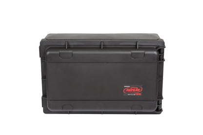 Injection Mold Laptop 2U Rack with wheels and pull handle