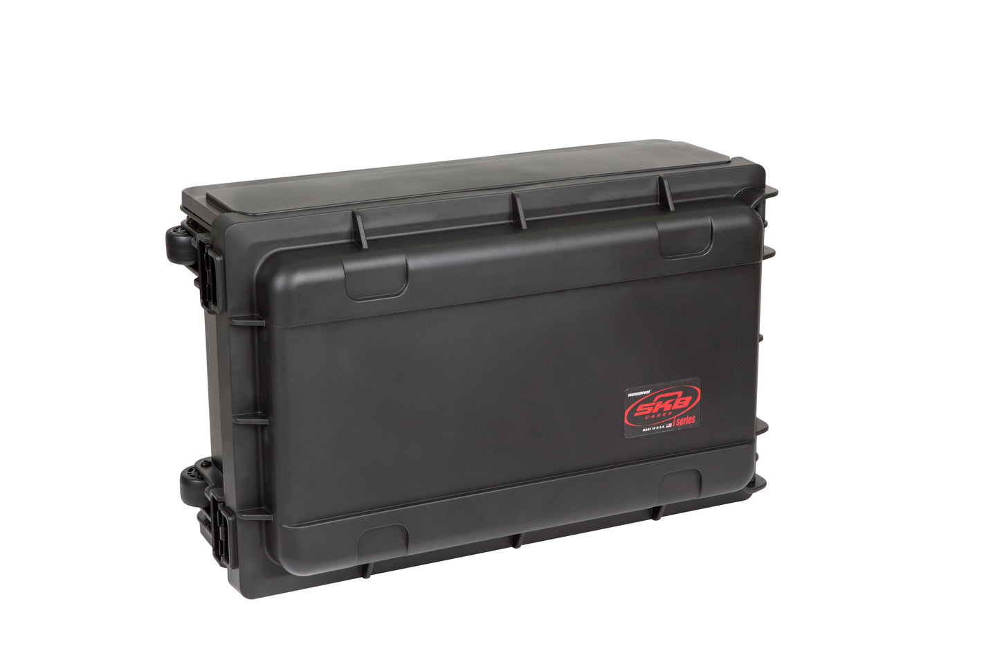 Injection Mold Laptop 2U Rack with wheels and pull handle