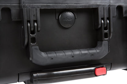 Injection Mold Laptop 2U Rack with wheels and pull handle