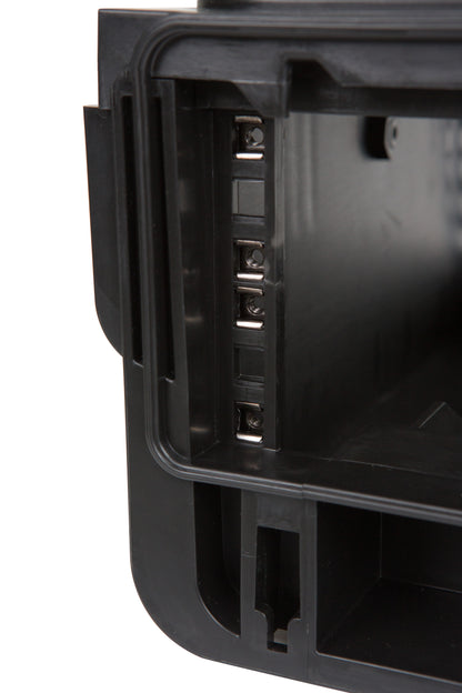 Injection Mold Laptop 2U Rack with wheels and pull handle