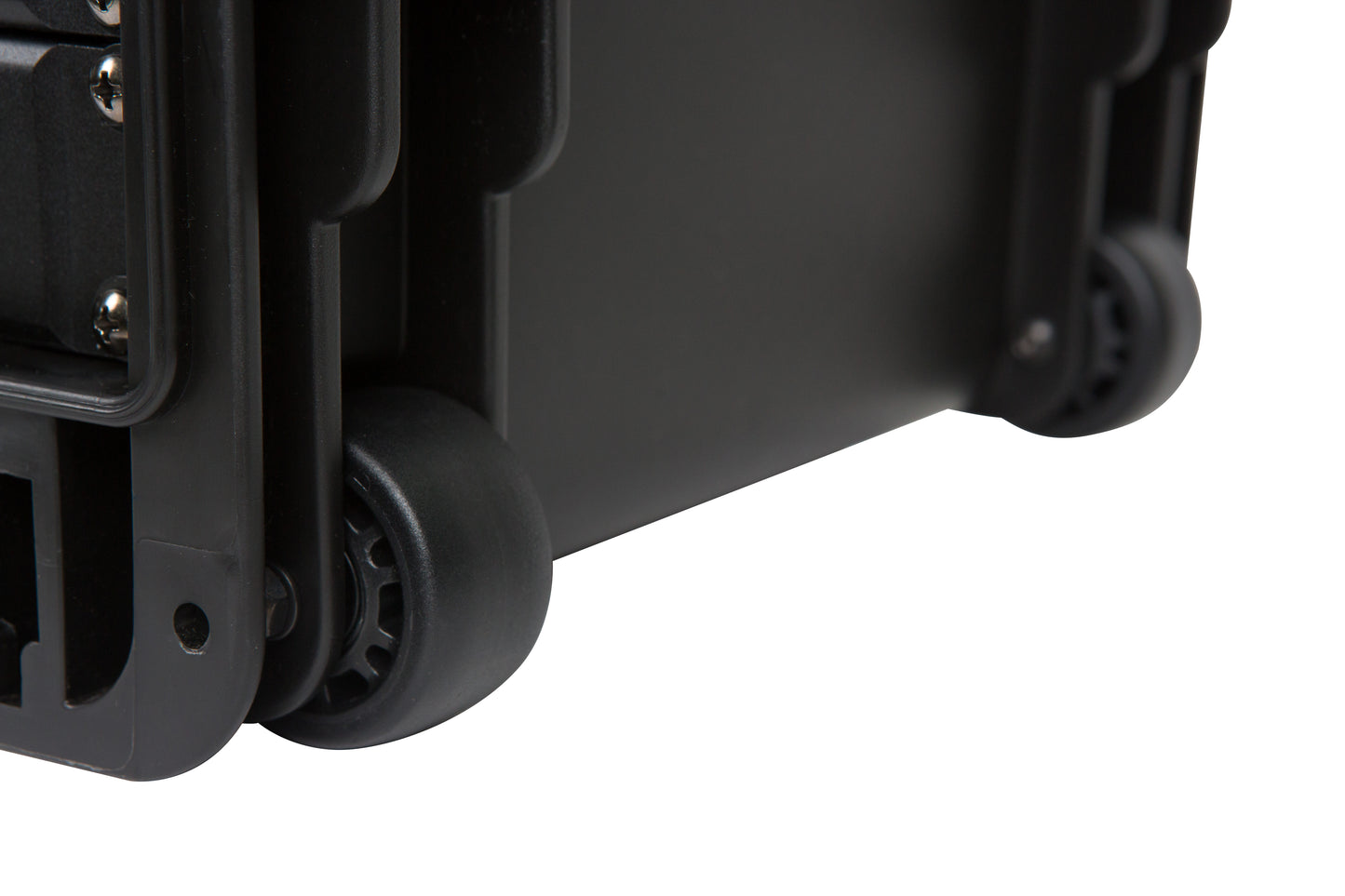 Injection Mold Laptop 2U Rack with wheels and pull handle
