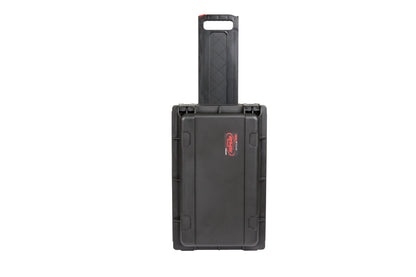 Injection Mold Laptop 2U Rack with wheels and pull handle