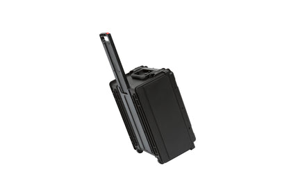 Injection Mold Laptop 4U Rack with wheels and pull handle