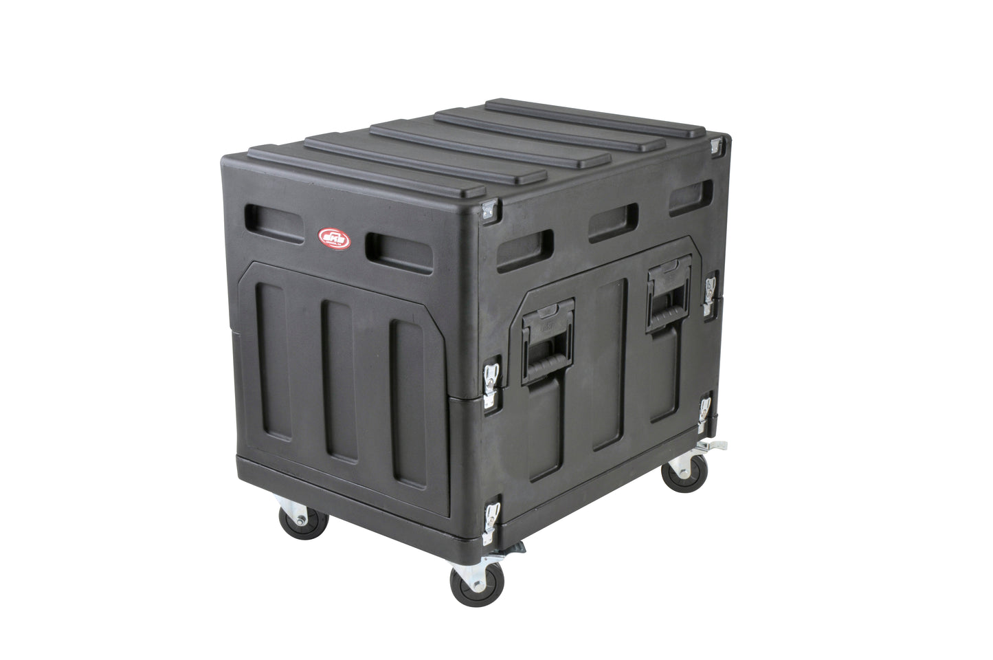 Mighty Gig Rig: 14U+ Top Rack, 6U Front Rack w rear rails, Built-in pedestal