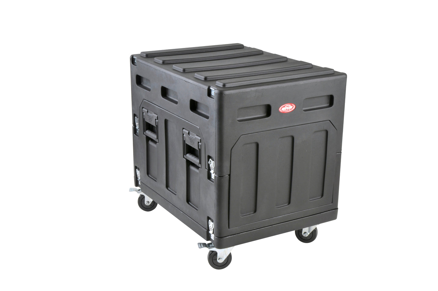 Mighty Gig Rig: 14U+ Top Rack, 6U Front Rack w rear rails, Built-in pedestal