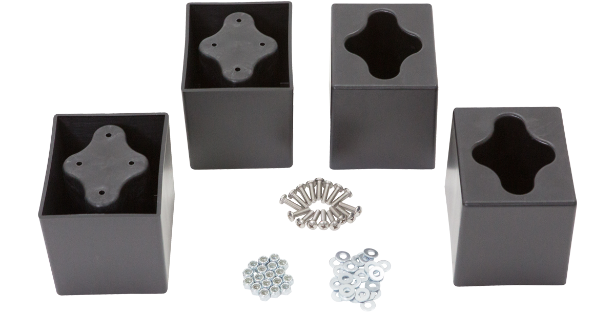 Fork lift riser kit set of 4