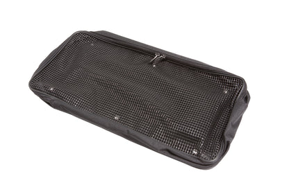 Small accessory pocket 20 x 10 x 3 with hardware to attach to case lids
