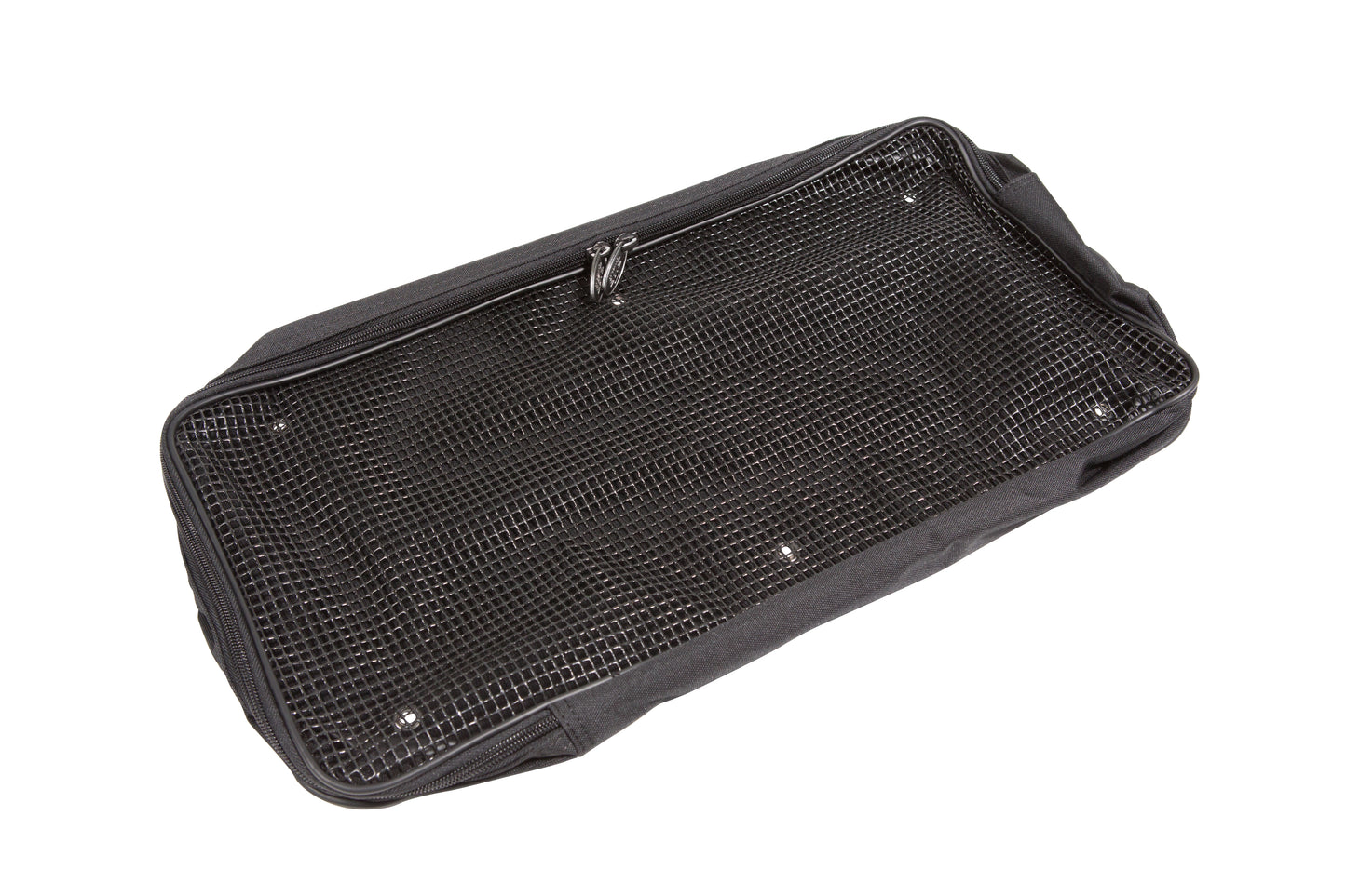 Small accessory pocket 20 x 10 x 3 with hardware to attach to case lids