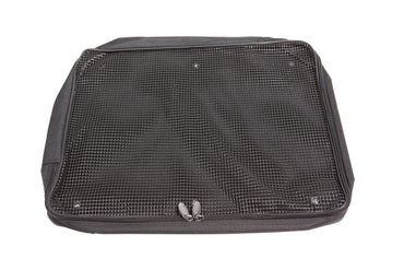 Large accessory pocket 20 x 15.5 x 3 with hardware to attach to case lids