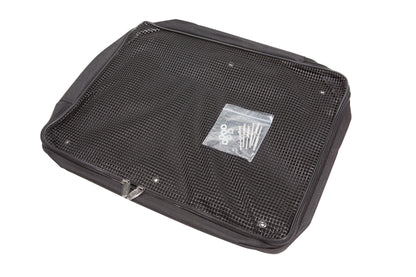 Large accessory pocket 20 x 15.5 x 3 with hardware to attach to case lids