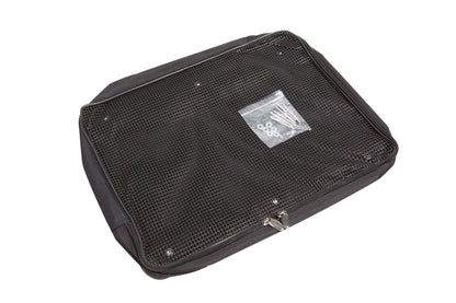 Large accessory pocket 20 x 15.5 x 3 with hardware to attach to case lids