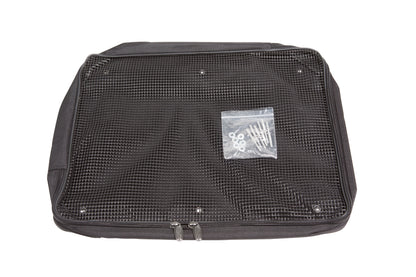 Large accessory pocket 20 x 15.5 x 3 with hardware to attach to case lids