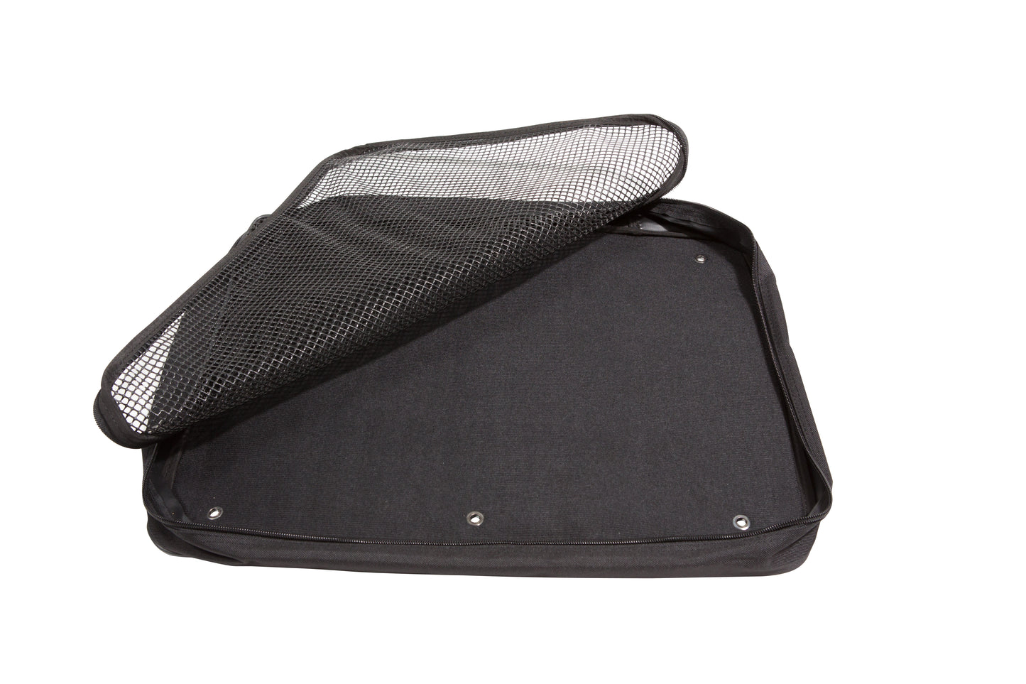 Large accessory pocket 20 x 15.5 x 3 with hardware to attach to case lids