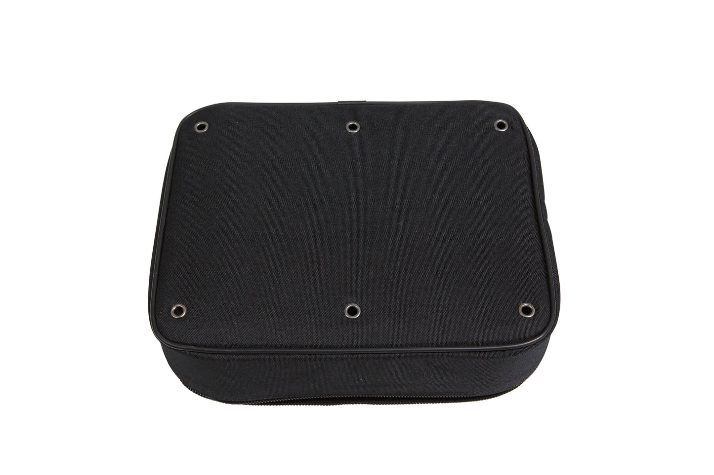 Caster accessory bag with compartments 12 x 9.5 x 3.5 with hardware