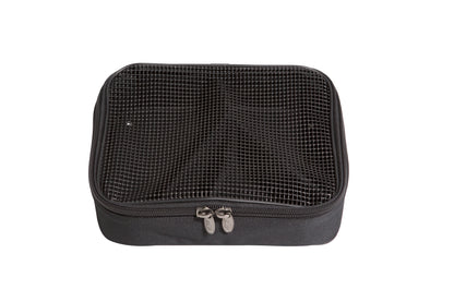 Caster accessory bag with compartments 12 x 9.5 x 3.5 with hardware