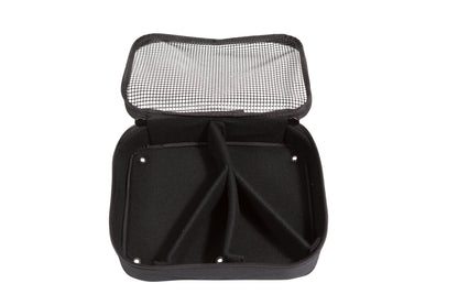 Caster accessory bag with compartments 12 x 9.5 x 3.5 with hardware