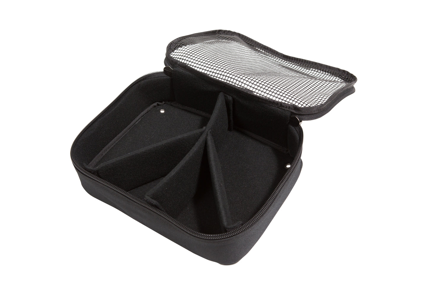 Caster accessory bag with compartments 12 x 9.5 x 3.5 with hardware