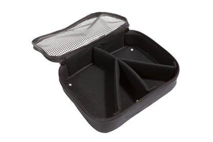 Caster accessory bag with compartments 12 x 9.5 x 3.5 with hardware