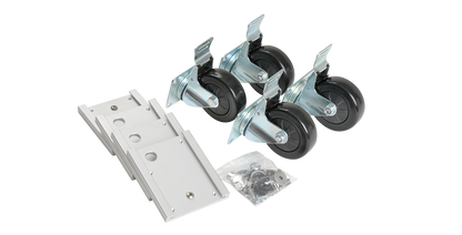 Caster plate and wheel kit for Mil-Standard