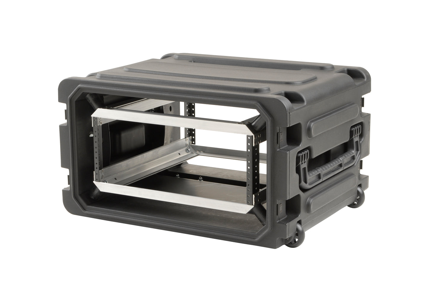 4U Shock Mount Rack, with wheels and handle