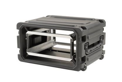 4U Shock Mount Rack, with wheels and handle