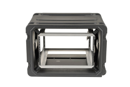6U Shock Mount Rack, with wheels and handle
