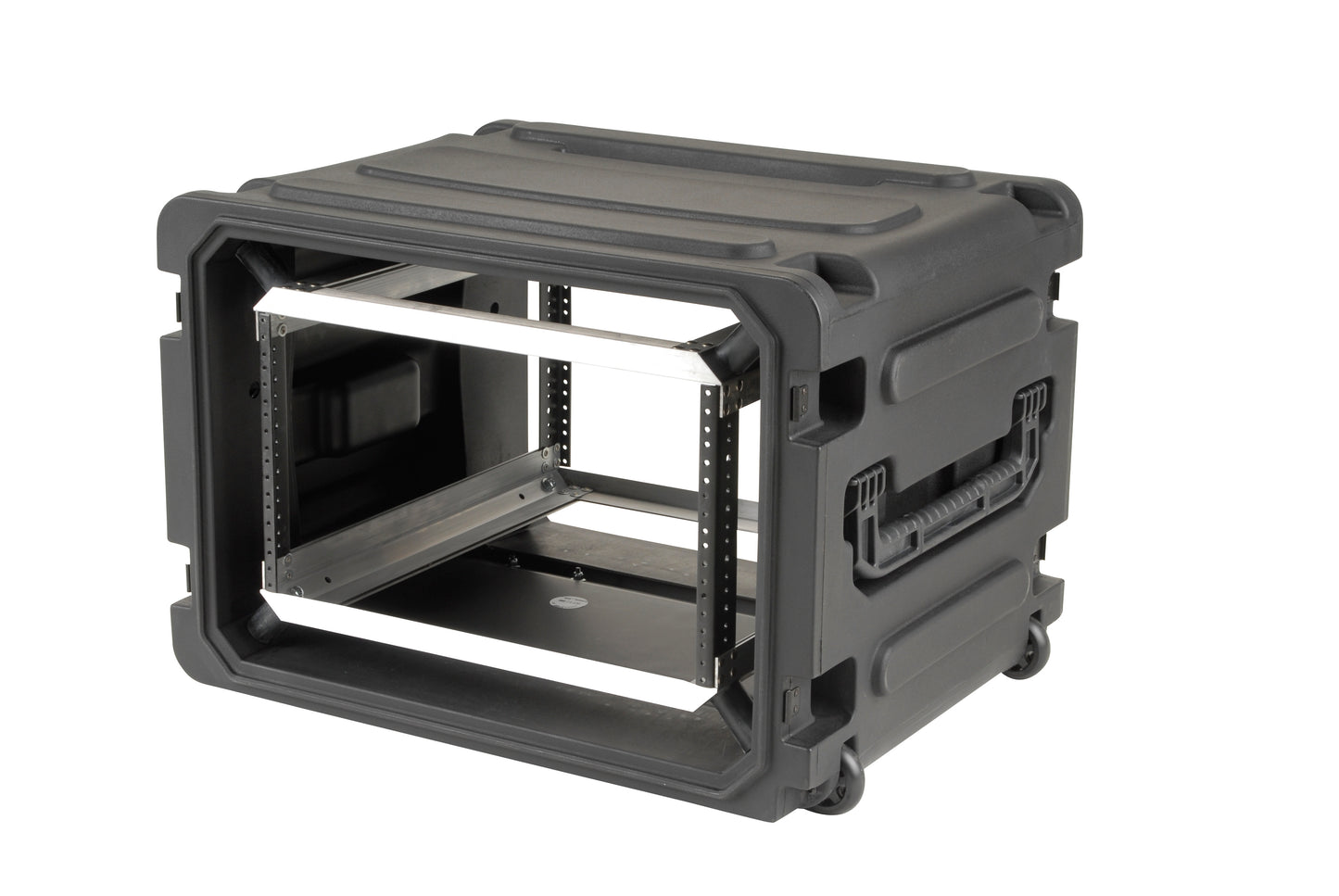 6U Shock Mount Rack, with wheels and handle
