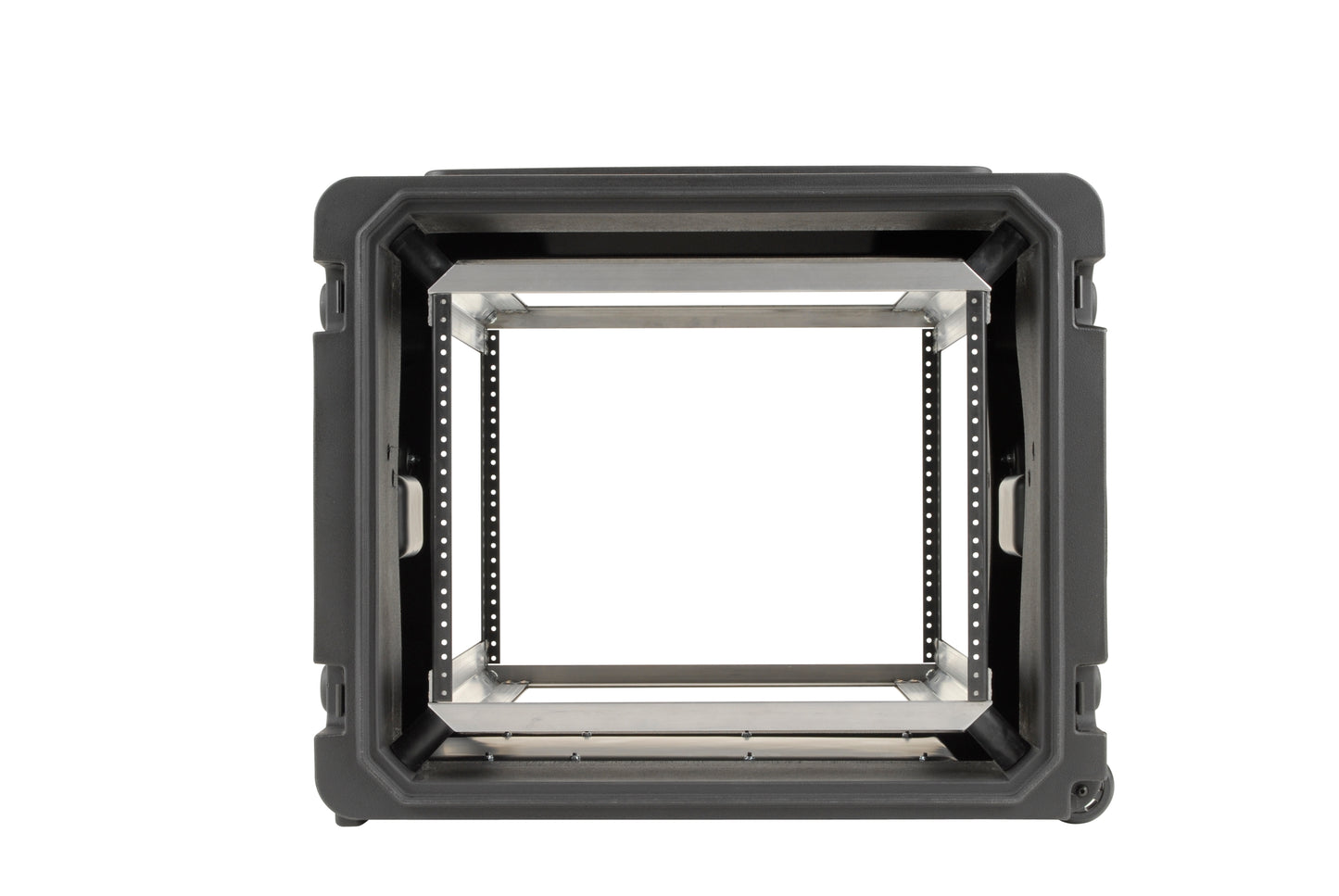 8U Shock Mount Rack, with wheels and handle