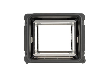 8U Shock Mount Rack, with wheels and handle