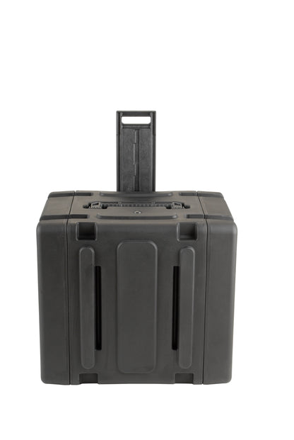 8U Shock Mount Rack, with wheels and handle