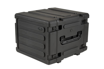 8U Shock Mount Rack, with wheels and handle