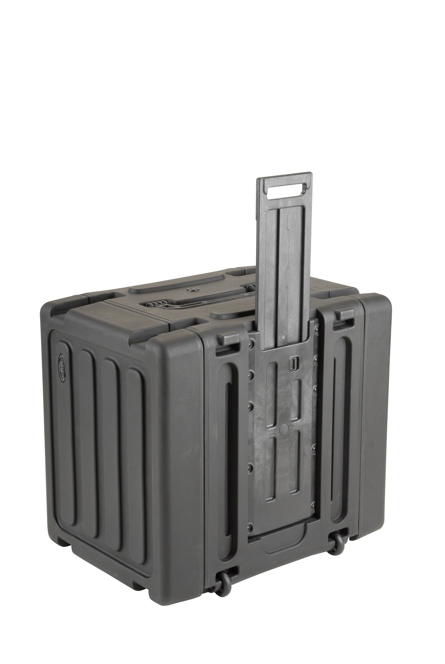 8U Shock Mount Rack, with wheels and handle