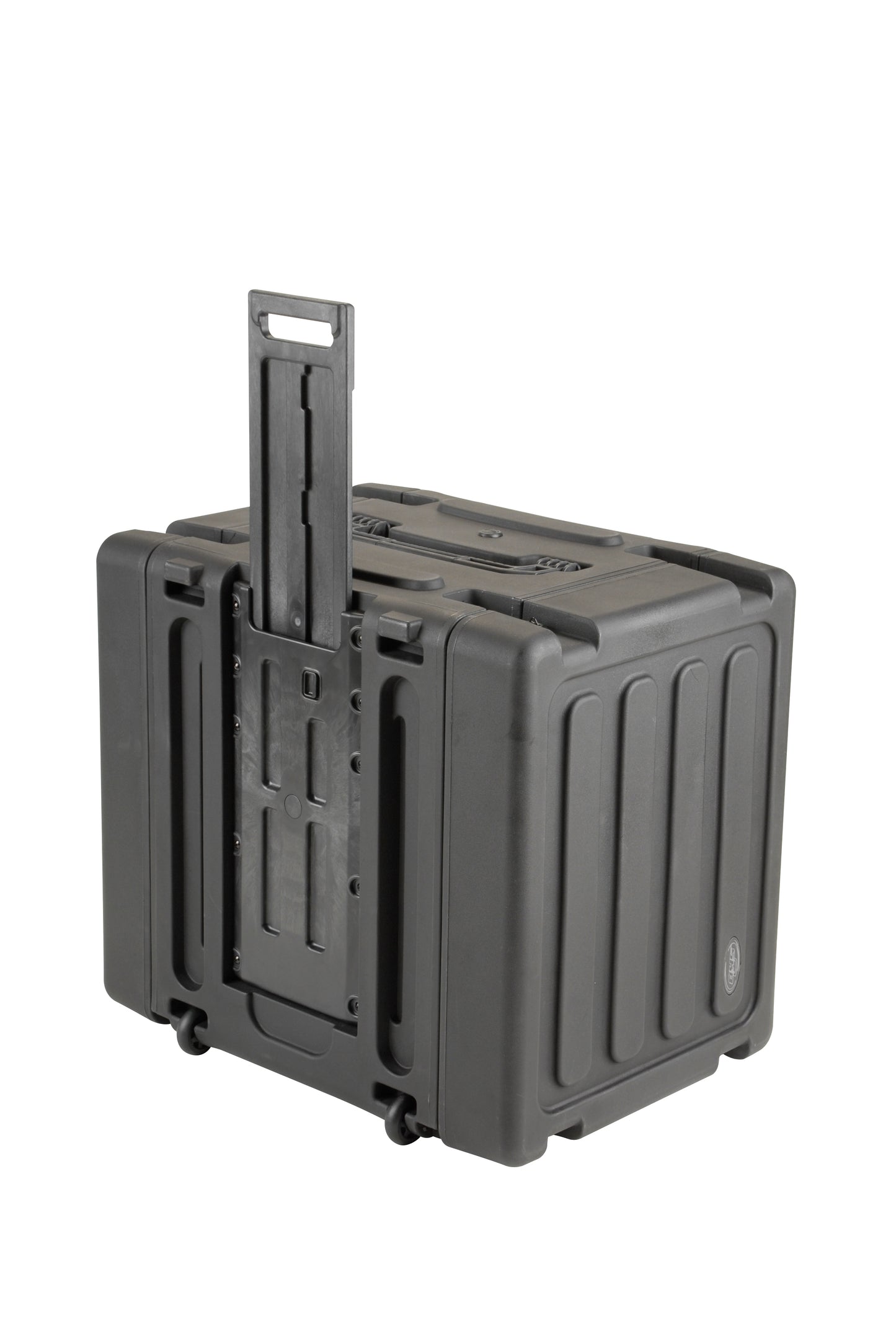 8U Shock Mount Rack, with wheels and handle